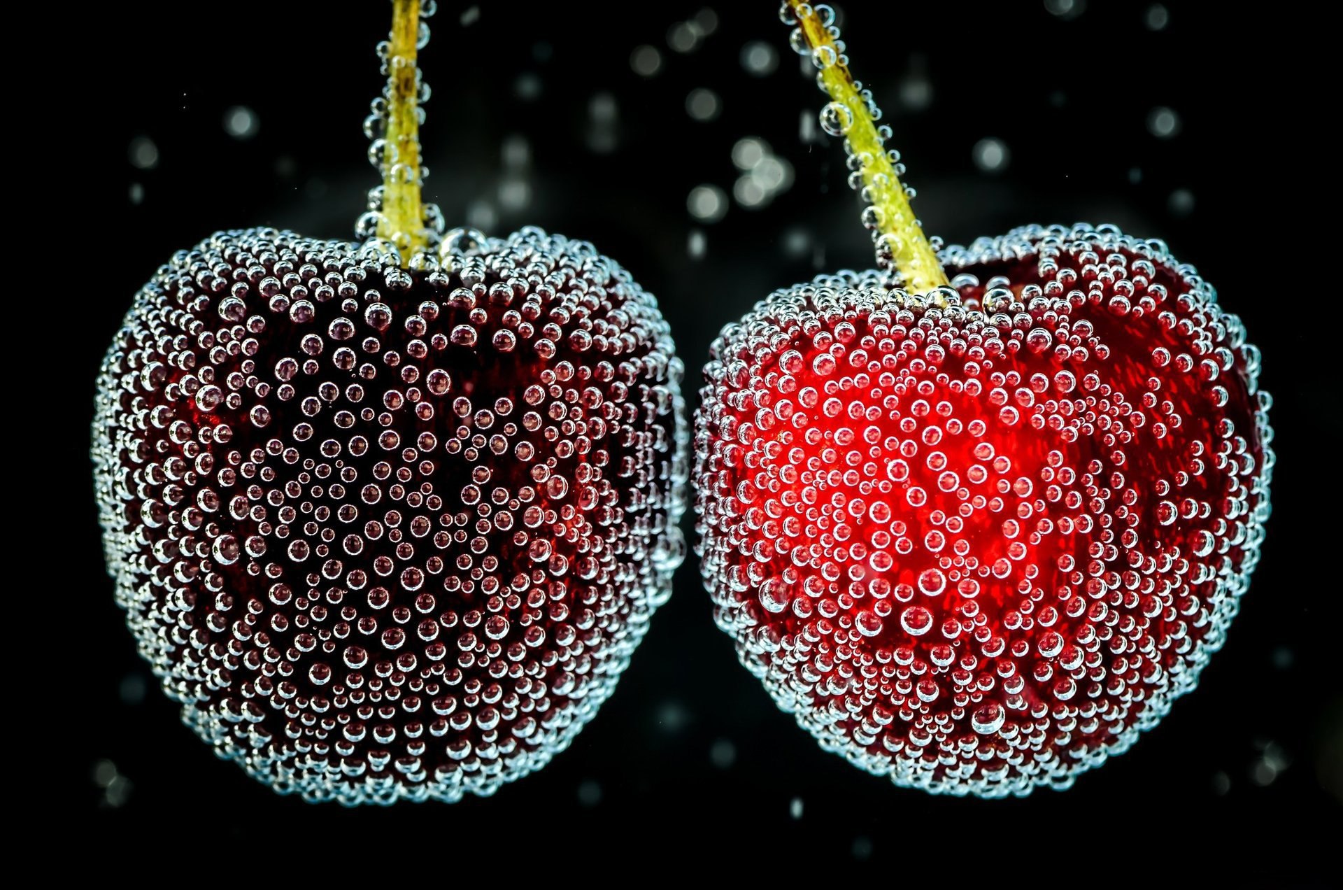 идеи фотографирования ягод с пузырями