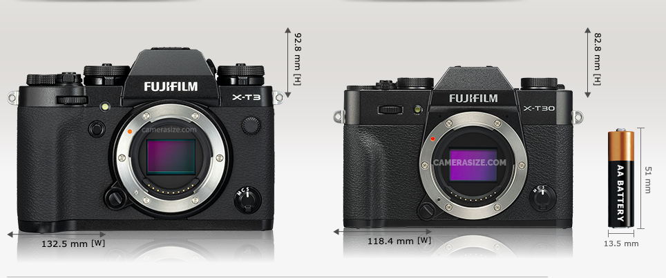 fuji xt3 vs xt30 снимки продукта-1